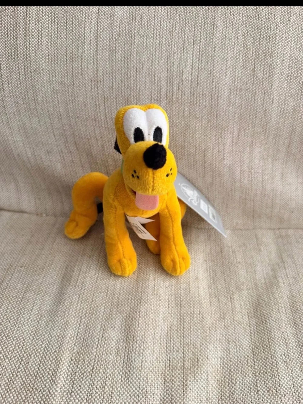 Disney Yellow Pluto Plush Dog Toy